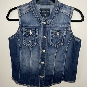 Denim vest